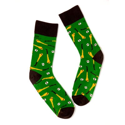 Irish Socksciety Green Hurling Socks